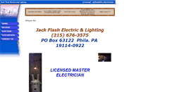 Desktop Screenshot of jackflashelectric.com